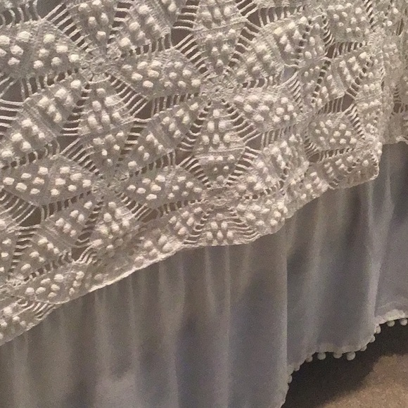 Vintage Hand Crochet Coverlet Spread - Picture 4 of 6